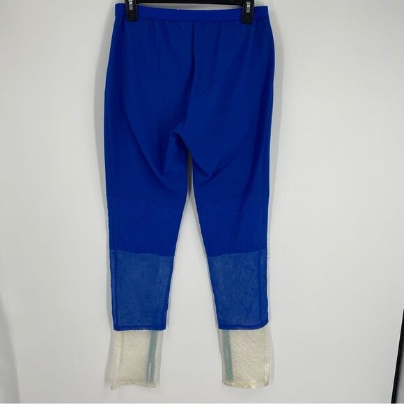 Chalayan Women’s Luxury Leggings Pants Blue size 44 / 10US - Picture 4 of 5